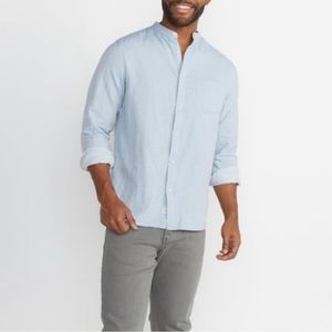 Marine Layer Allston Banded Collar Button Down Shirt